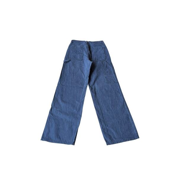 BRAIN DEAD - Women’s DOUBLE KNEE‎ UTILITY PANT - Carpenter - NAVY - size 25 - Picture 9 of 12